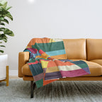 The hills run to infinity Throw Blanket Gallery Image 1