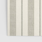 ivy stripes - cream and olive green Poster Gallery Image 3