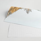 Snow + Golden Pine Photography Landscape Wall Decor, Scenic Nature Wrapping Paper Gallery Image 2
