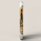 Snow + Golden Pine Photography Landscape Wall Decor, Scenic Nature iPhone Case Gallery Image 2