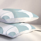 Mid Century Modern Leaves 01 Pillow Sham Gallery Image 3