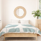 Mid Century Modern Leaves 01 Duvet Cover Gallery Image 3