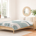 Mid Century Modern Leaves 01 Duvet Cover Gallery Image 2