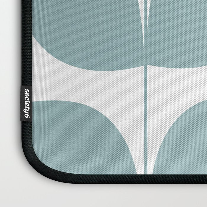 Mid Century Modern Leaves 01 Laptop Sleeve Gallery Image 3
