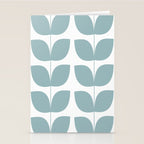 Mid Century Modern Leaves 01 Stationery Card Gallery Image 2