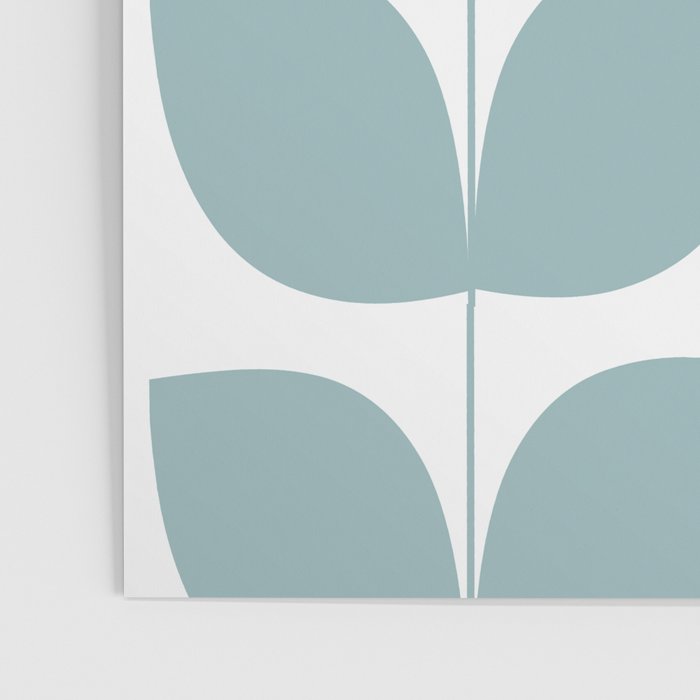 Mid Century Modern Leaves 01 Poster Gallery Image 3