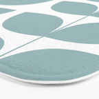 Mid Century Modern Leaves 01 Bath Mat Gallery Image 3
