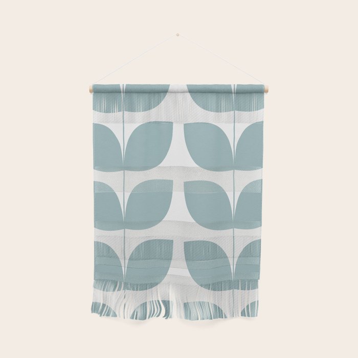 Mid Century Modern Leaves 01 Wall Hanging Gallery Image 1