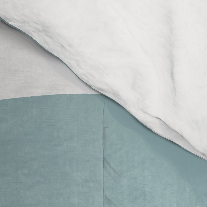 Mid Century Modern Leaves 01 Comforter Gallery Image 4