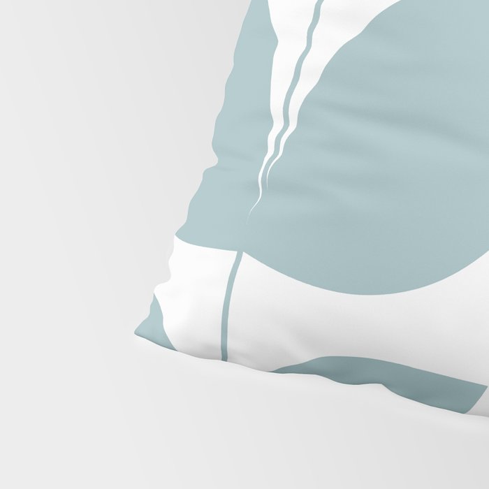 Mid Century Modern Leaves 01 Pillow Sham Gallery Image 4