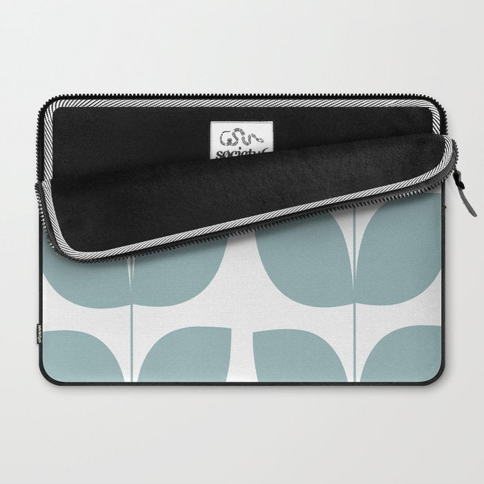 Mid Century Modern Leaves 01 Laptop Sleeve Gallery Image 2