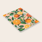 Oranges Pink Vintage Botanical Notebook Gallery Image 3