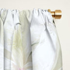 Woman With Flowers and Butterflies 3 Window Curtain Gallery Image 2