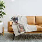toledo ohio skyline Throw Blanket Gallery Image 1