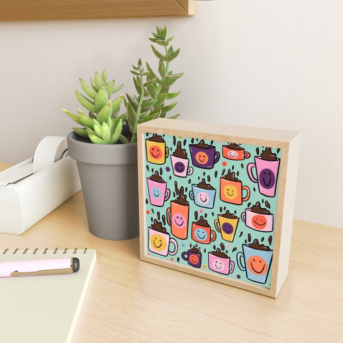 Smiley Coffee Mini Art Print Gallery Image 2