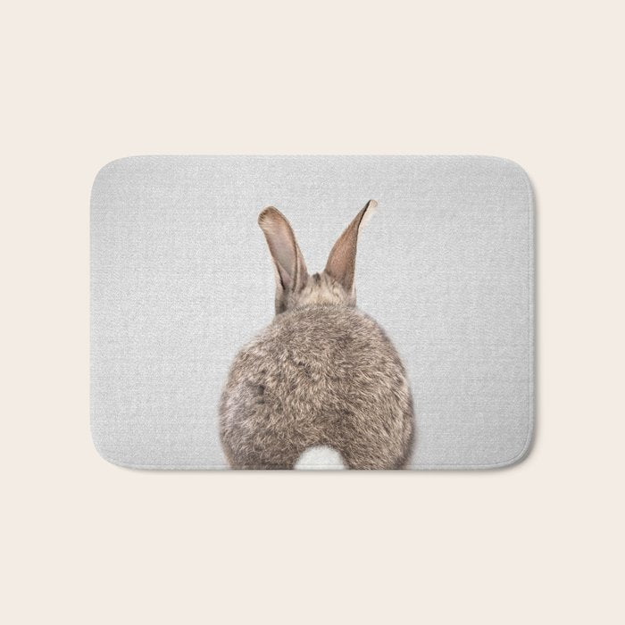 Rabbit Tail - Colorful Bath Mat Gallery Image 1