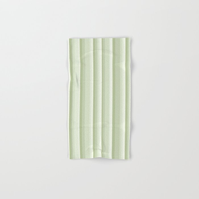 Classic Stripes XXI - Pastel Natural Green Bath Towel Gallery Image 1