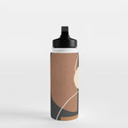 Minimal Colorful Abstract Shapes 5 Water Bottle Gallery Image 3