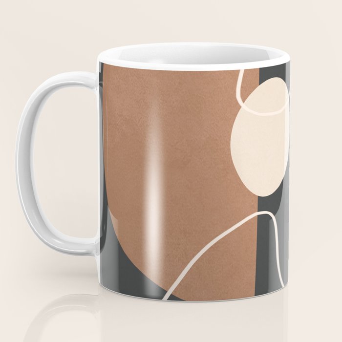 Minimal Colorful Abstract Shapes 5 Coffee Mug Gallery Image 3