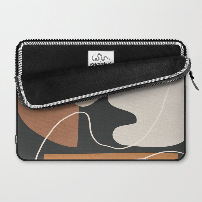 Minimal Colorful Abstract Shapes 5 Laptop Sleeve Gallery Image 2