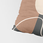 Minimal Colorful Abstract Shapes 5 Pillow Sham Gallery Image 4