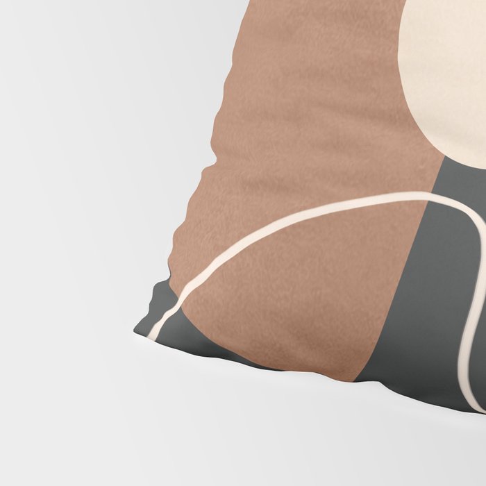 Minimal Colorful Abstract Shapes 5 Pillow Sham Gallery Image 4