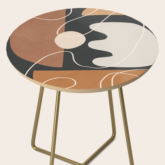 Minimal Colorful Abstract Shapes 5 Side Table Gallery Image 2