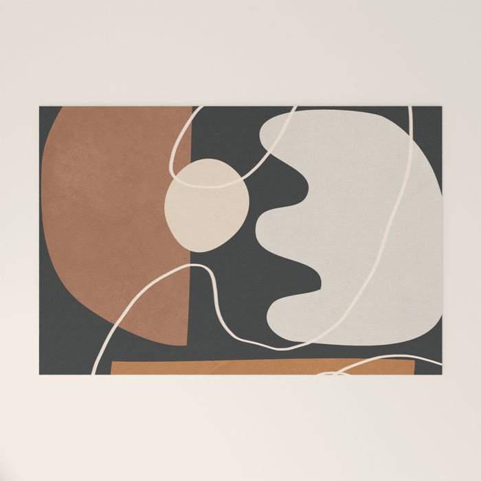 Minimal Colorful Abstract Shapes 5 Welcome Mat Gallery Image 1