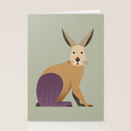 Whimsy European Hare Stationery Card Gallery Image 2