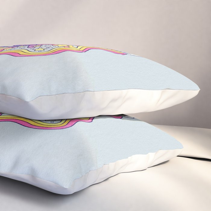 Orcas of Earth | Ocean Conservation Art Pillow Sham Gallery Image 3