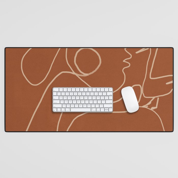 Gentle Abstract Line 2 Desk Mat Gallery Image 1