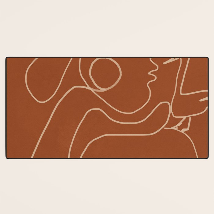 Gentle Abstract Line 2 Desk Mat Gallery Image 3