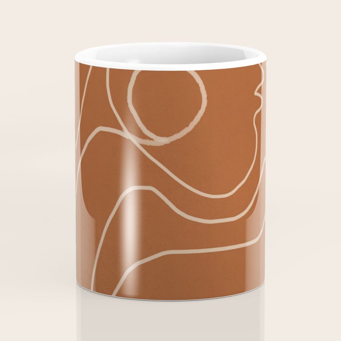 Gentle Abstract Line 2 Coffee Mug Gallery Image 4
