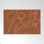Gentle Abstract Line 2 Welcome Mat Gallery Image 1