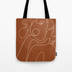 Gentle Abstract Line 2 Tote Bag Gallery Image 1