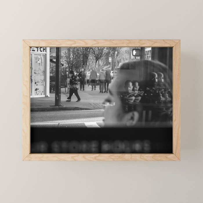 Street Photography - Dilemma Mini Art Print Gallery Image 1