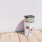No peeking polar bear Travel Mug Gallery Image 4