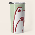 No peeking polar bear Travel Mug Gallery Image 3