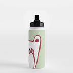 No peeking polar bear Water Bottle Gallery Image 2