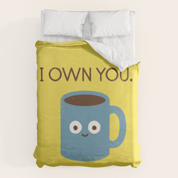Coffee Talk Duvet Cover Gallery Image 1