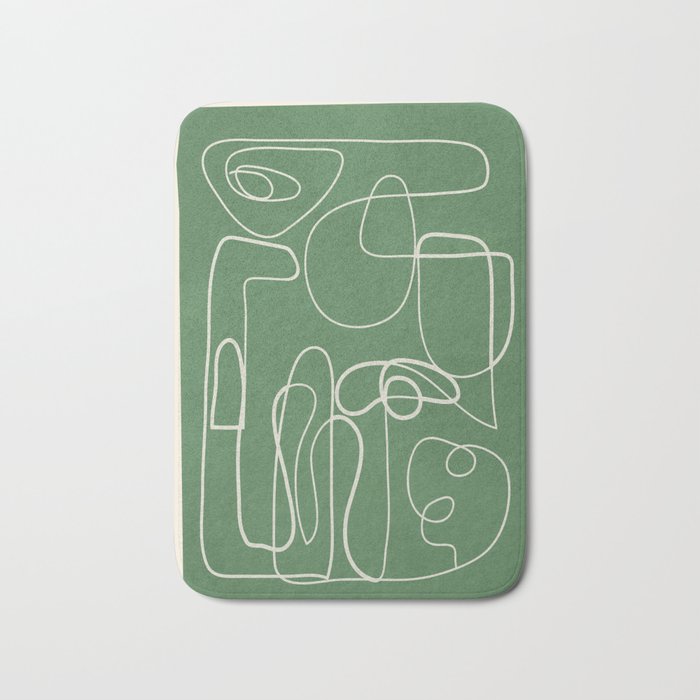 Lines in Space 7 Bath Mat Gallery Image 1