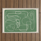 Lines in Space 7 Outdoor Rug Gallery Image 1