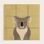 FAUNA / Koala Bear Wood Wall Art Gallery Image 1