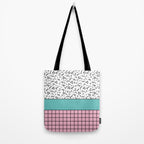 Memphis Pattern 33 / 80s - 90s Retro Tote Bag Gallery Image 2