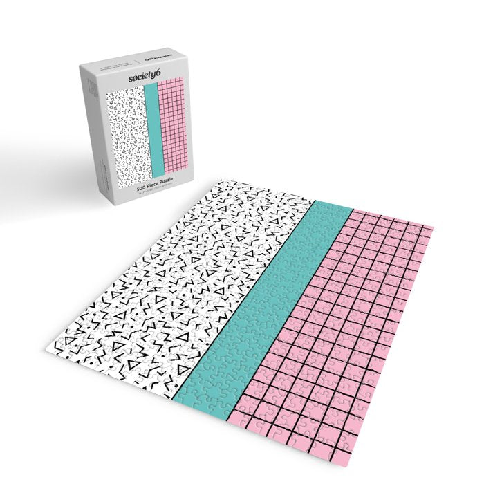 Memphis Pattern 33 / 80s - 90s Retro Jigsaw Puzzle Gallery Image 2