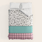 Memphis Pattern 33 / 80s - 90s Retro Duvet Cover Gallery Image 6