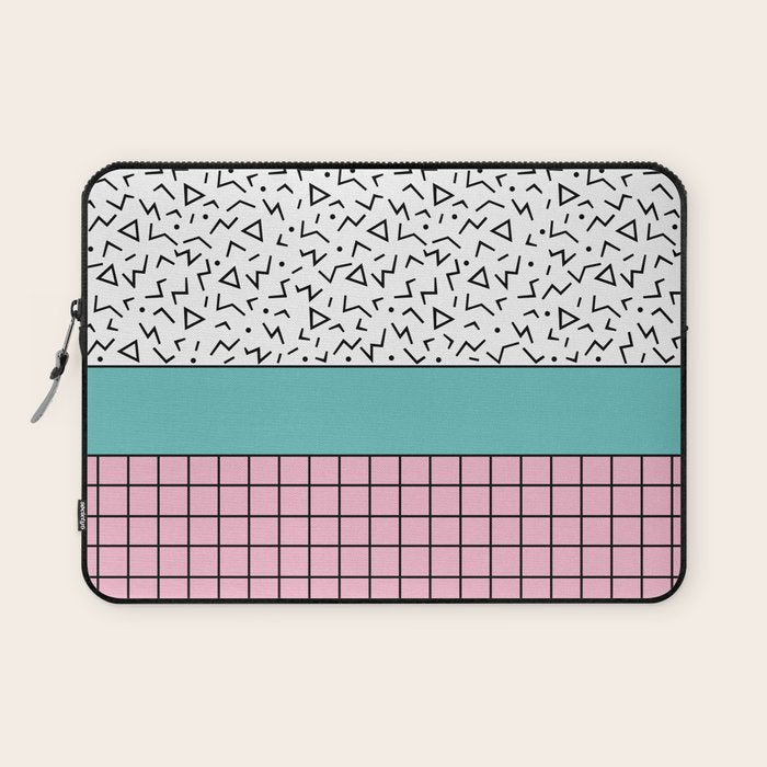 Memphis Pattern 33 / 80s - 90s Retro Laptop Sleeve Gallery Image 1