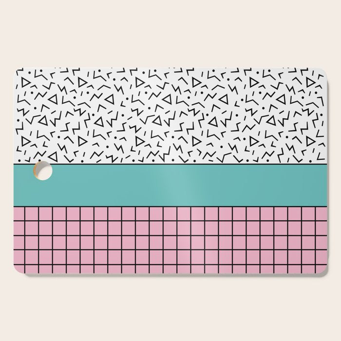 Memphis Pattern 33 / 80s - 90s Retro Cutting Board Gallery Image 1