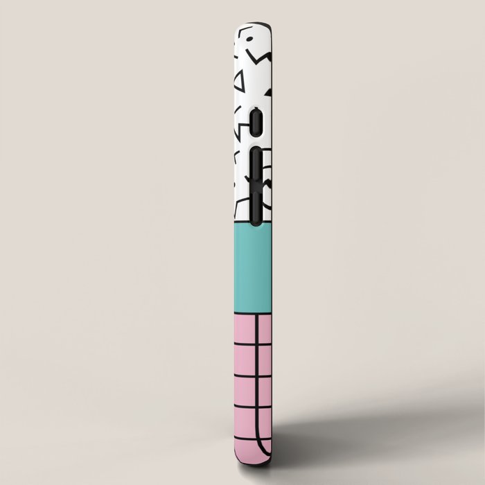 Memphis Pattern 33 / 80s - 90s Retro iPhone Case Gallery Image 2