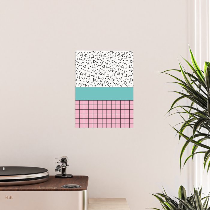Memphis Pattern 33 / 80s - 90s Retro Poster Gallery Image 2